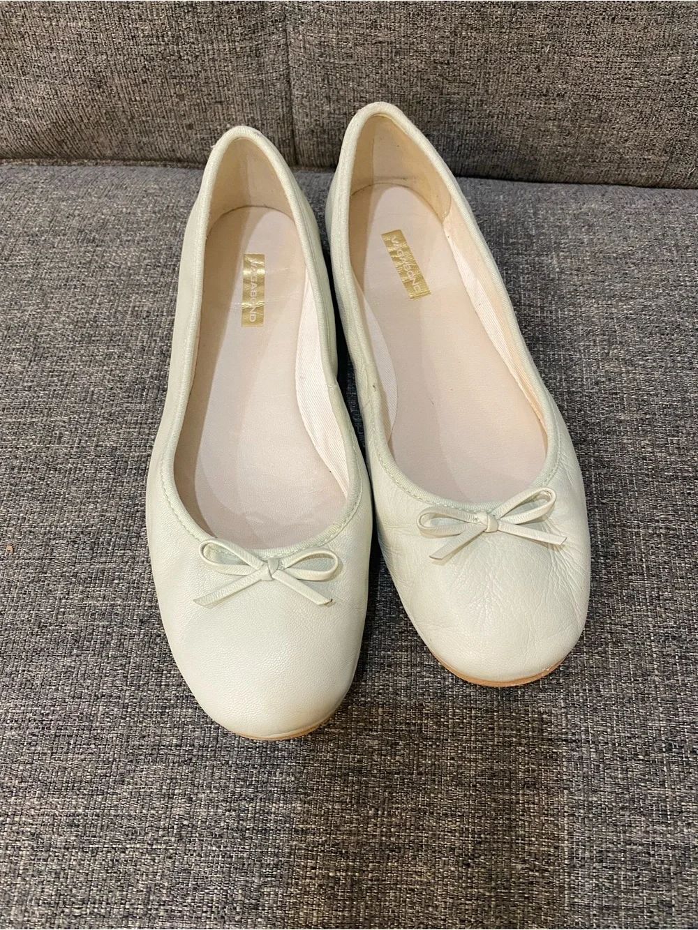 Vagabond Mint Leather Ballet Flats Women’s Size 38